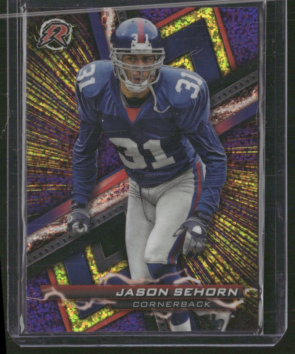 2023 Topps Composite #61 Jason Sehorn Resurgence Purple and Yellow Static