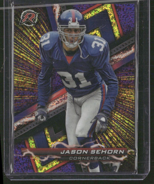 2023 Topps Composite #61 Jason Sehorn Resurgence Purple and Yellow Static