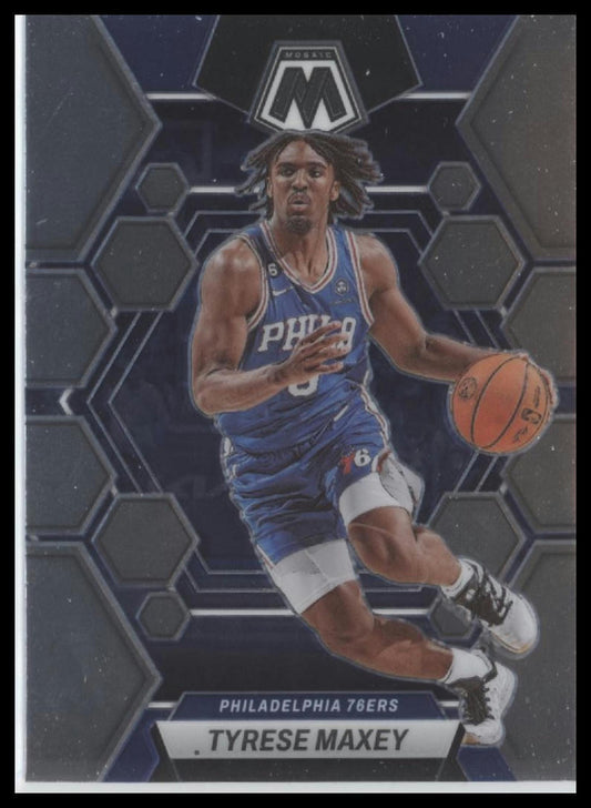 2022-23 Panini Mosaic #89 Tyrese Maxey
