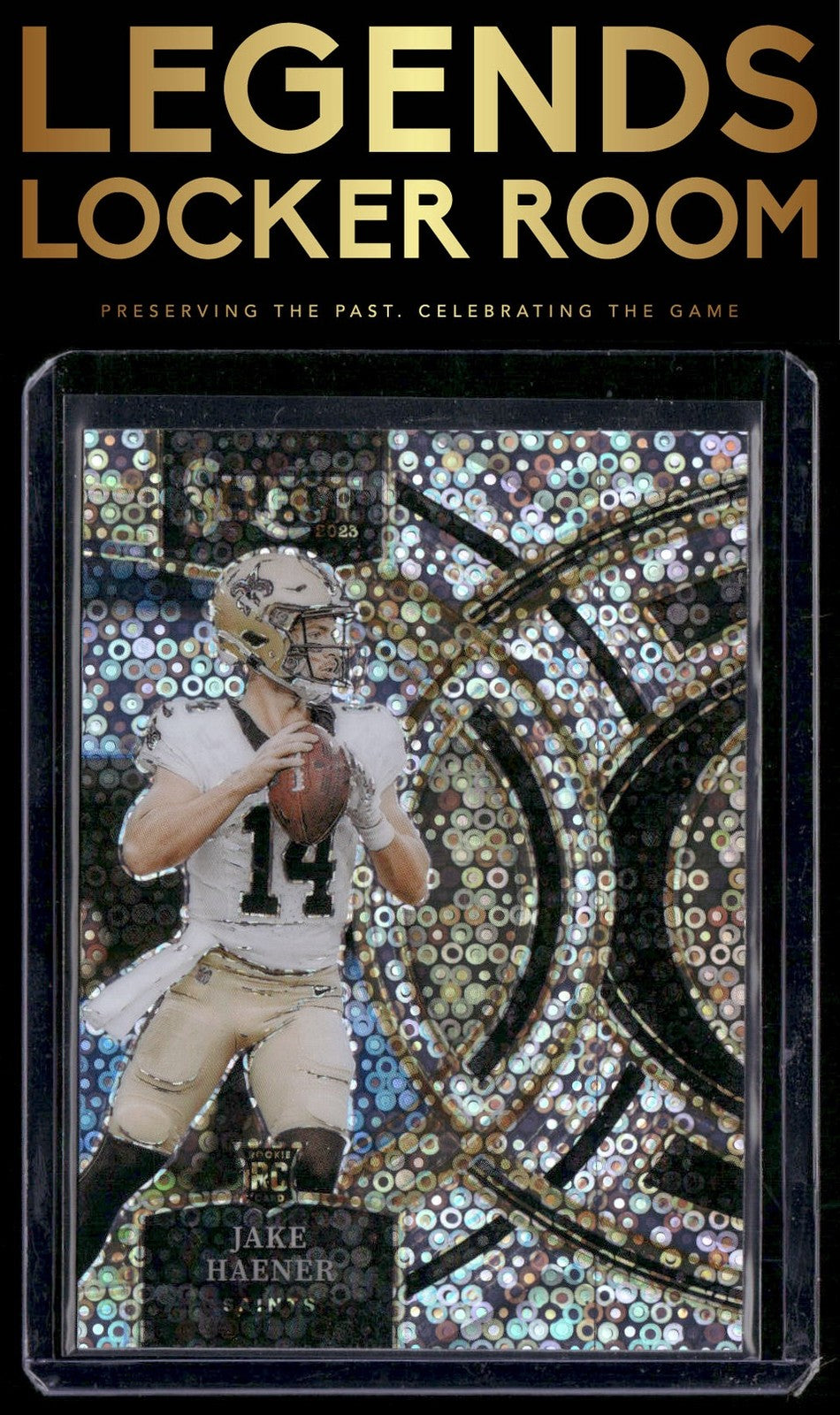 2023 Panini Select #186 Jake Haener Disco Prizms