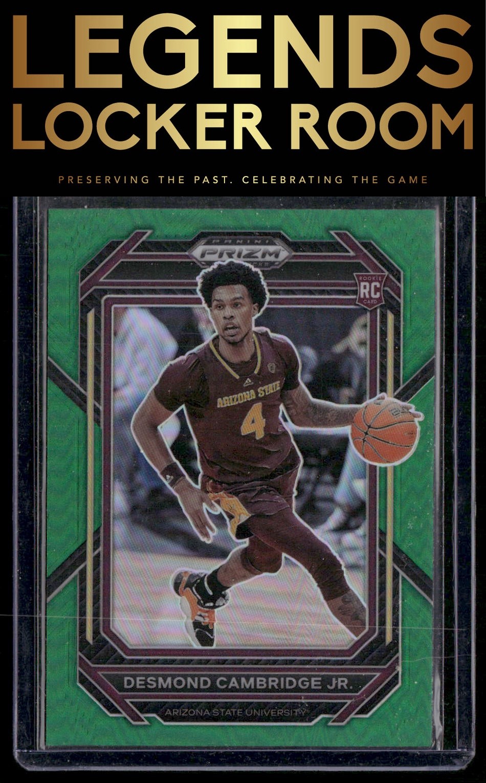 2023 Panini Prizm Draft Picks #41 Desmond Cambridge Jr. Green Wave