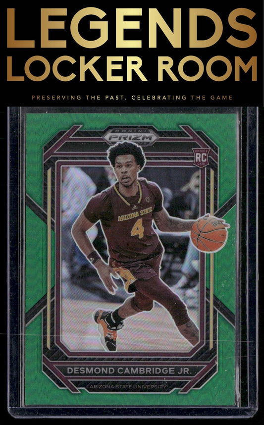2023 Panini Prizm Draft Picks #41 Desmond Cambridge Jr. Green Wave