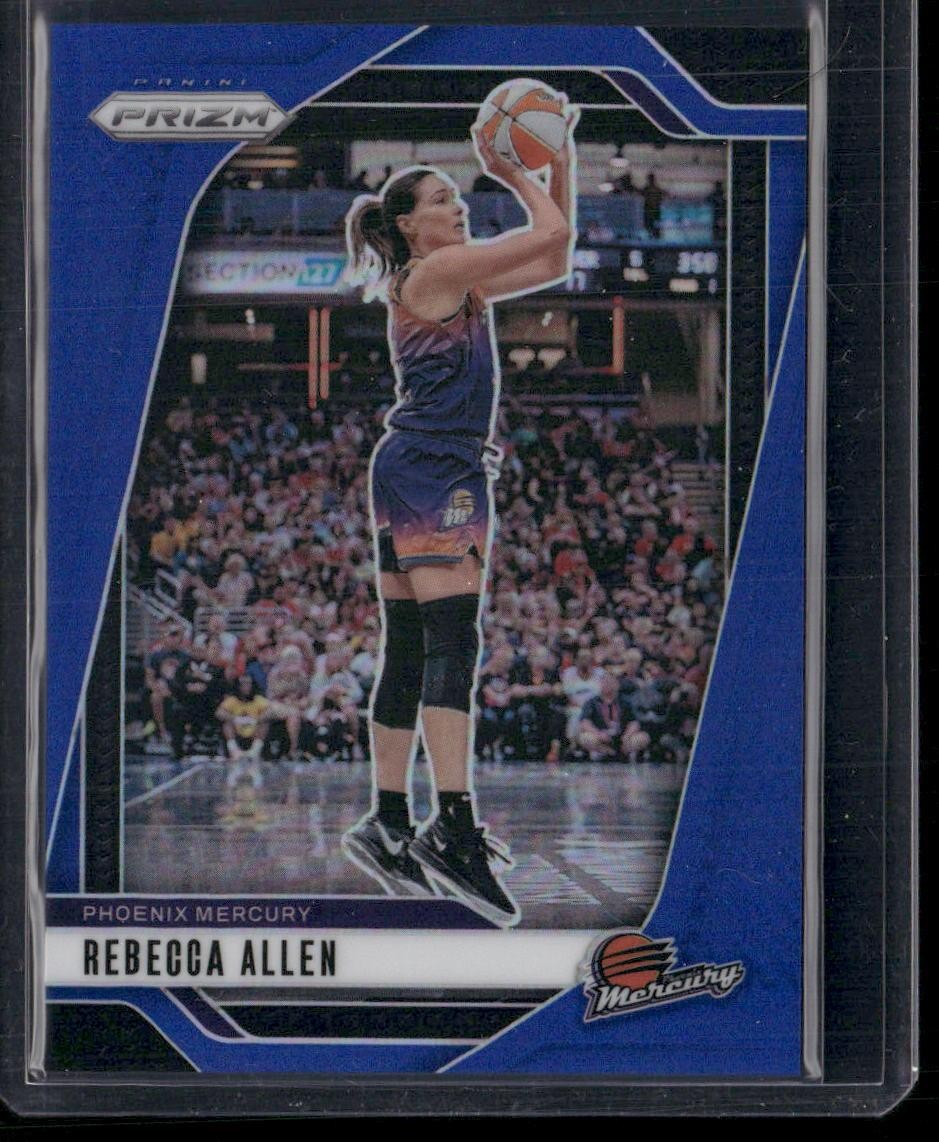 2024 Panini Prizm WNBA #124 Rebecca Allen Blue Prizms #/199