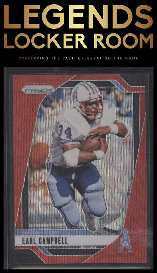 2024 Panini Prizm #297 Earl Campbell Red Wave #/149