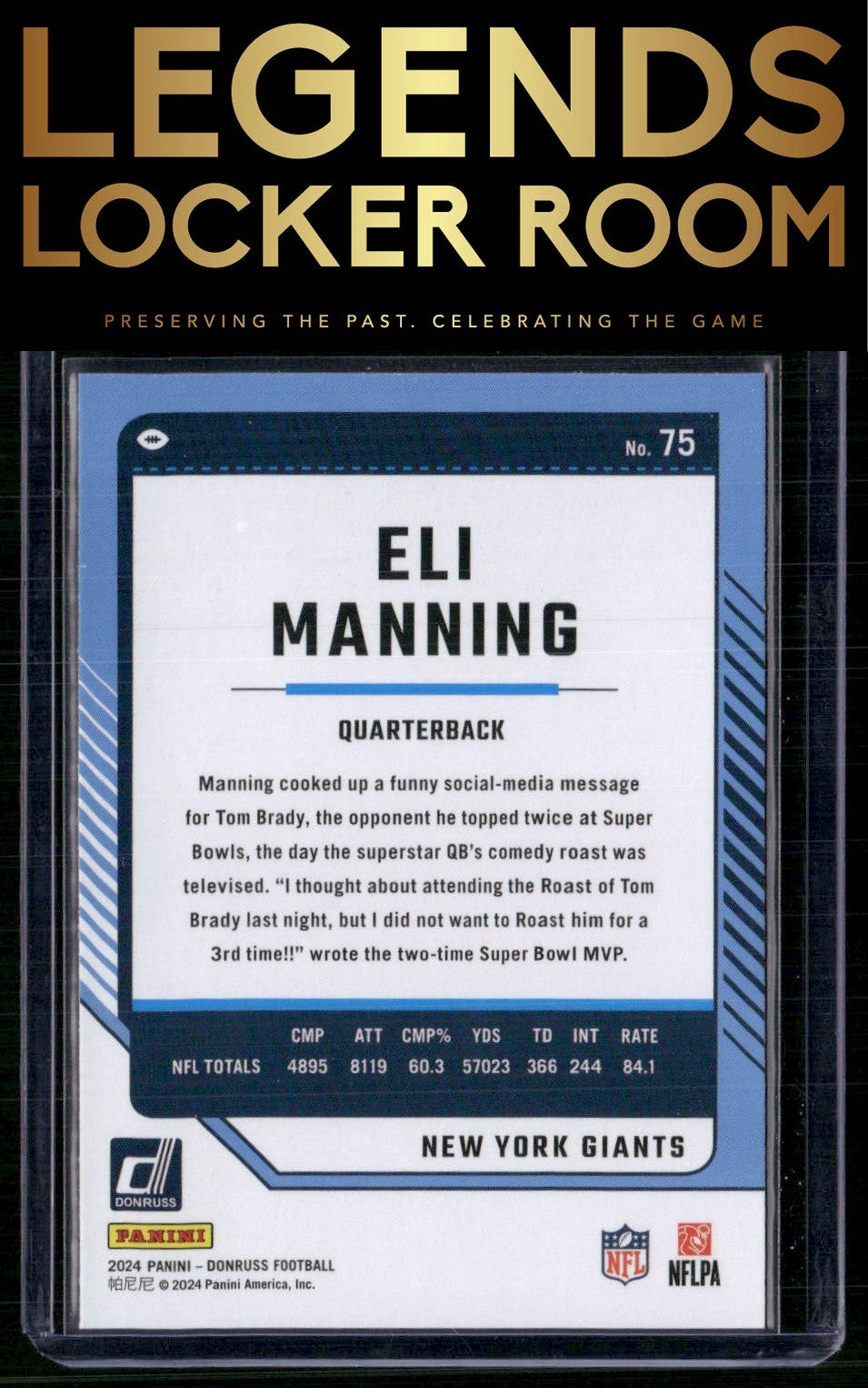 2024 Donruss #75 Eli Manning