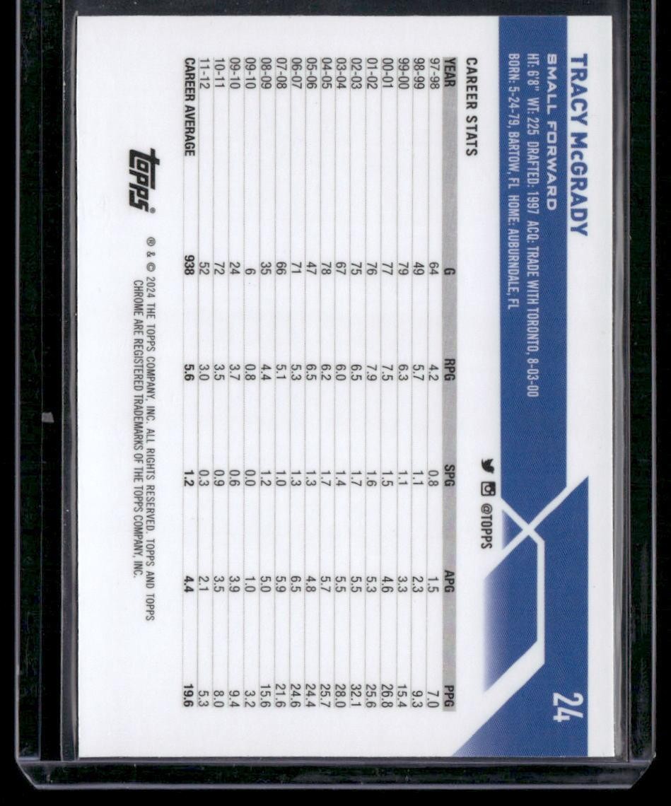 2023-24 Topps Chrome #24 Tracy McGrady