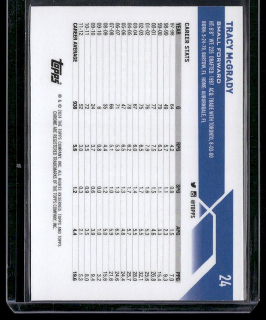 2023-24 Topps Chrome #24 Tracy McGrady