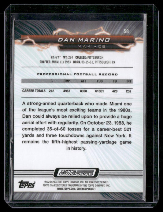 2023 Topps Composite #58 Dan Marino