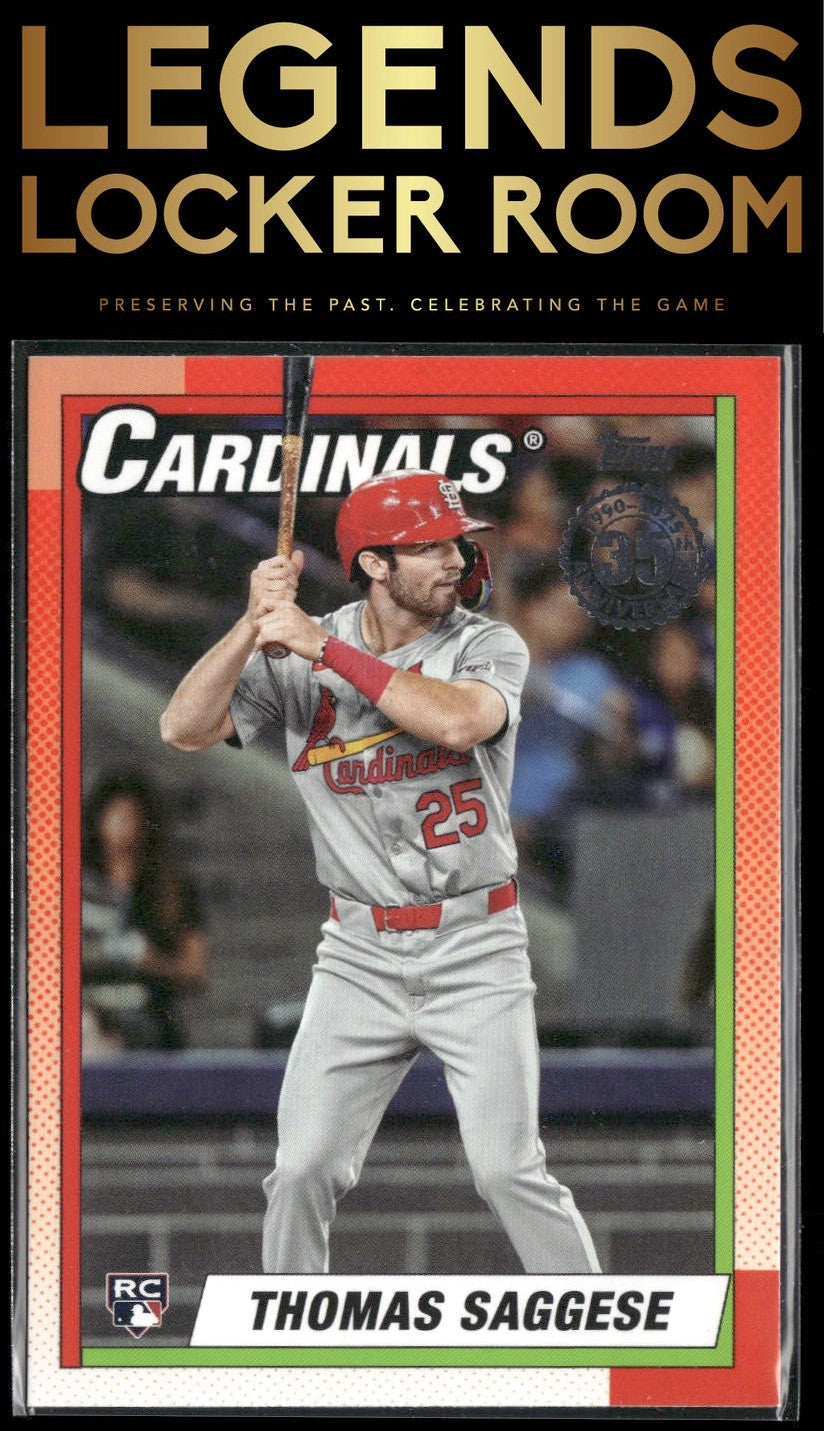 2025 Topps Thomas Saggese 1990 Topps Baseball 35th Anniversary (Series Two)