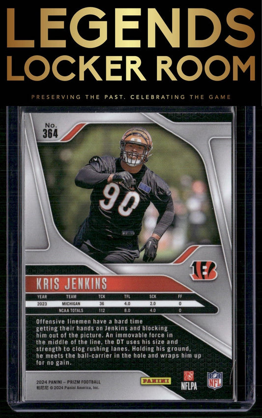 2024 Panini Prizm #364 Kris Jenkins