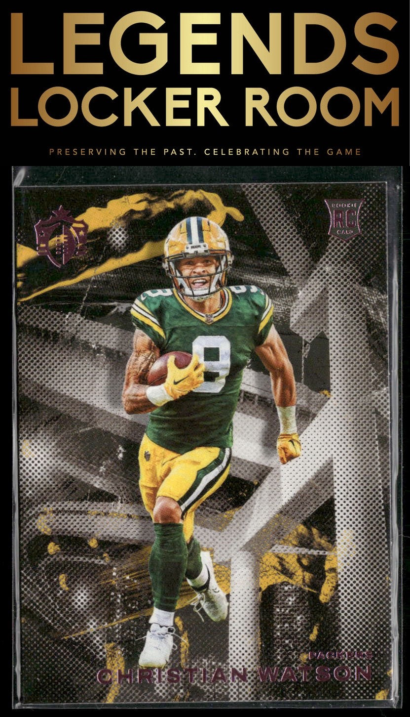 2022 Panini Chronicles #GK-15 Christian Watson Gridiron Kings Pink