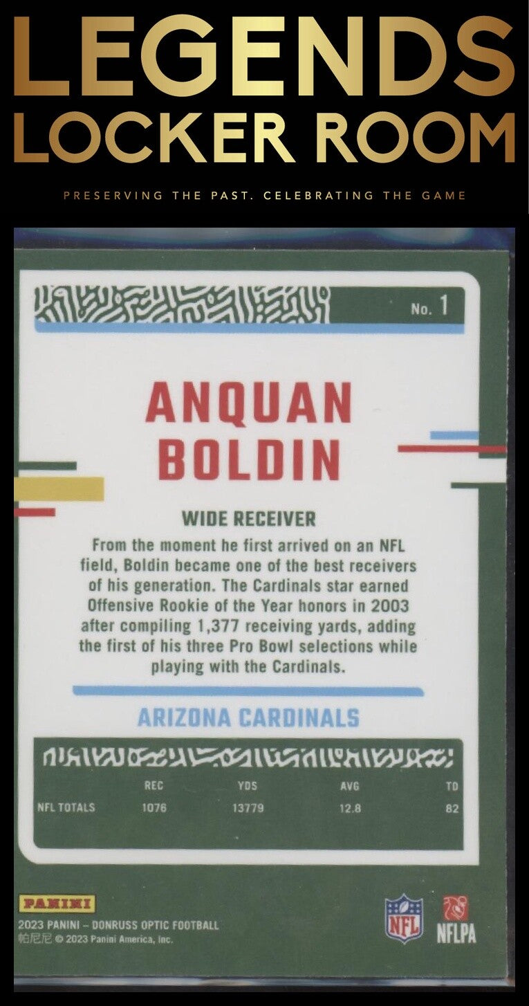 2023 Donruss Optic #1 Anquan Boldin
