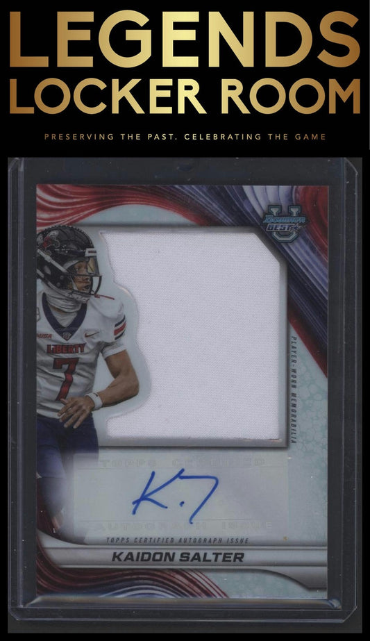 2024 Bowman University Best Kaidon Salter Prospect Jumbo Relic Auto