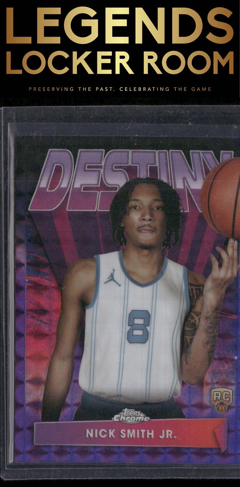 2023-24 Topps Chrome #D-16 Nick Smith Jr. Destiny Geometric Purple