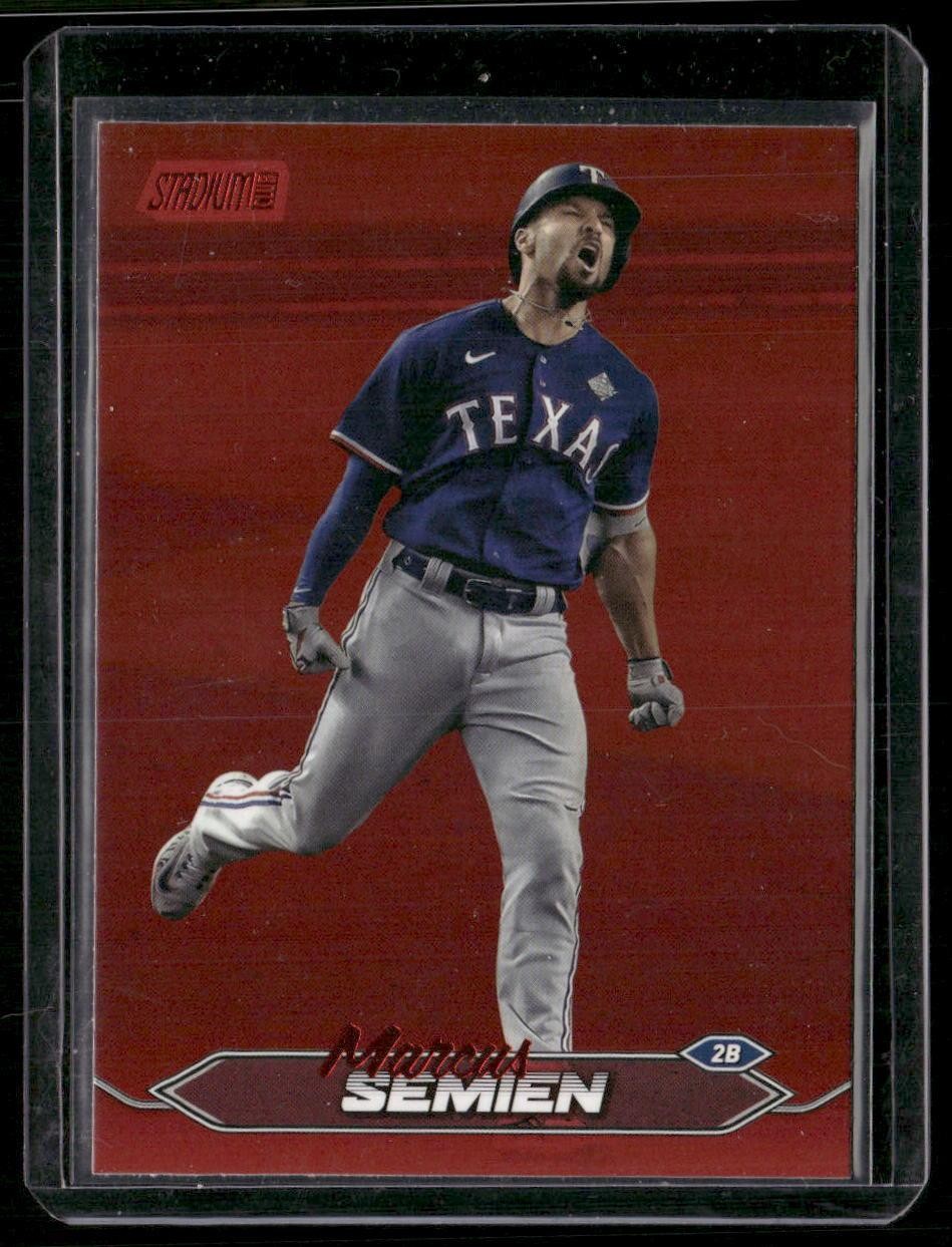 2024 Stadium Club #252 Marcus Semien Red Foil