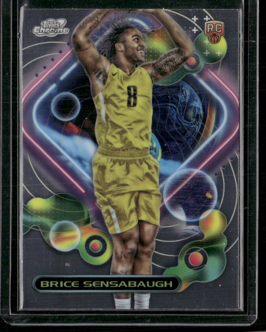 2023-24 Topps Chrome Cosmic #175 Brice Sensabaugh