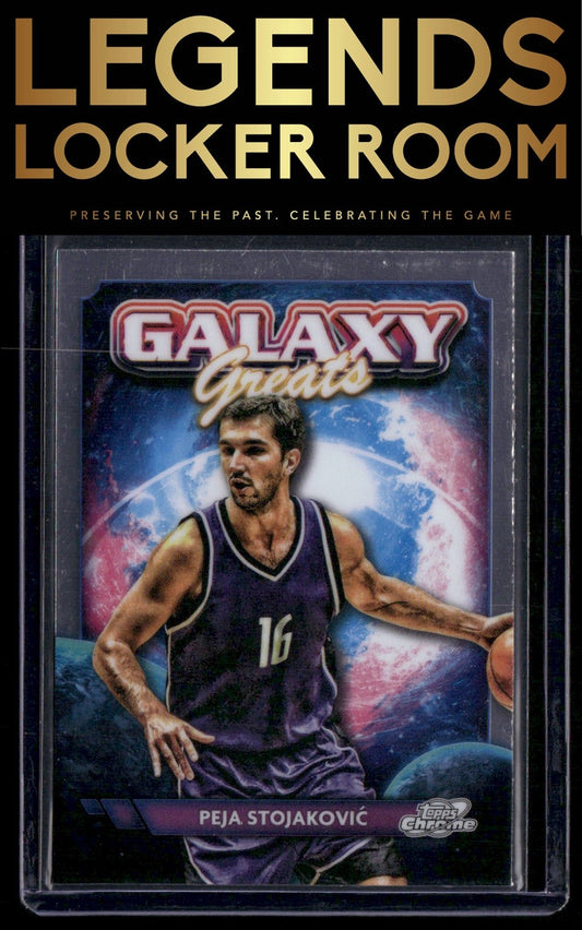 2023-24 Topps Chrome Cosmic #GG-17 Peja Stojaković Galaxy Greats