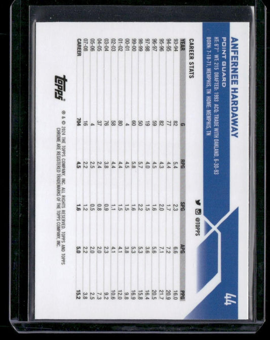 2023-24 Topps Chrome #44 Anfernee Hardaway