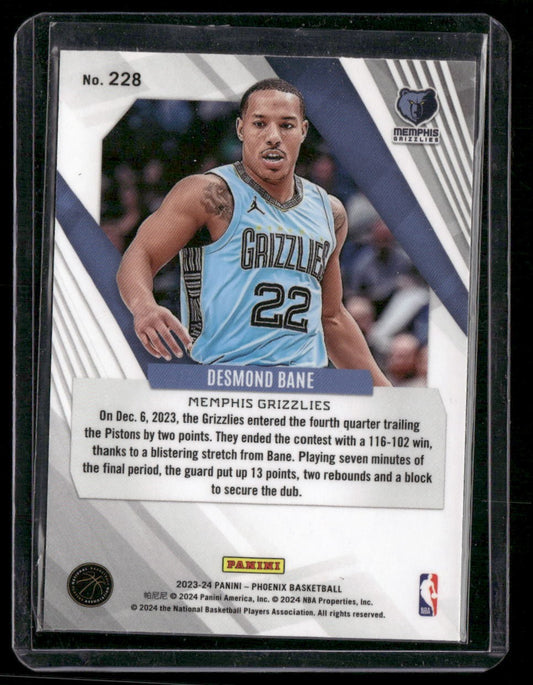 2023-24 Panini Phoenix #228 Desmond Bane