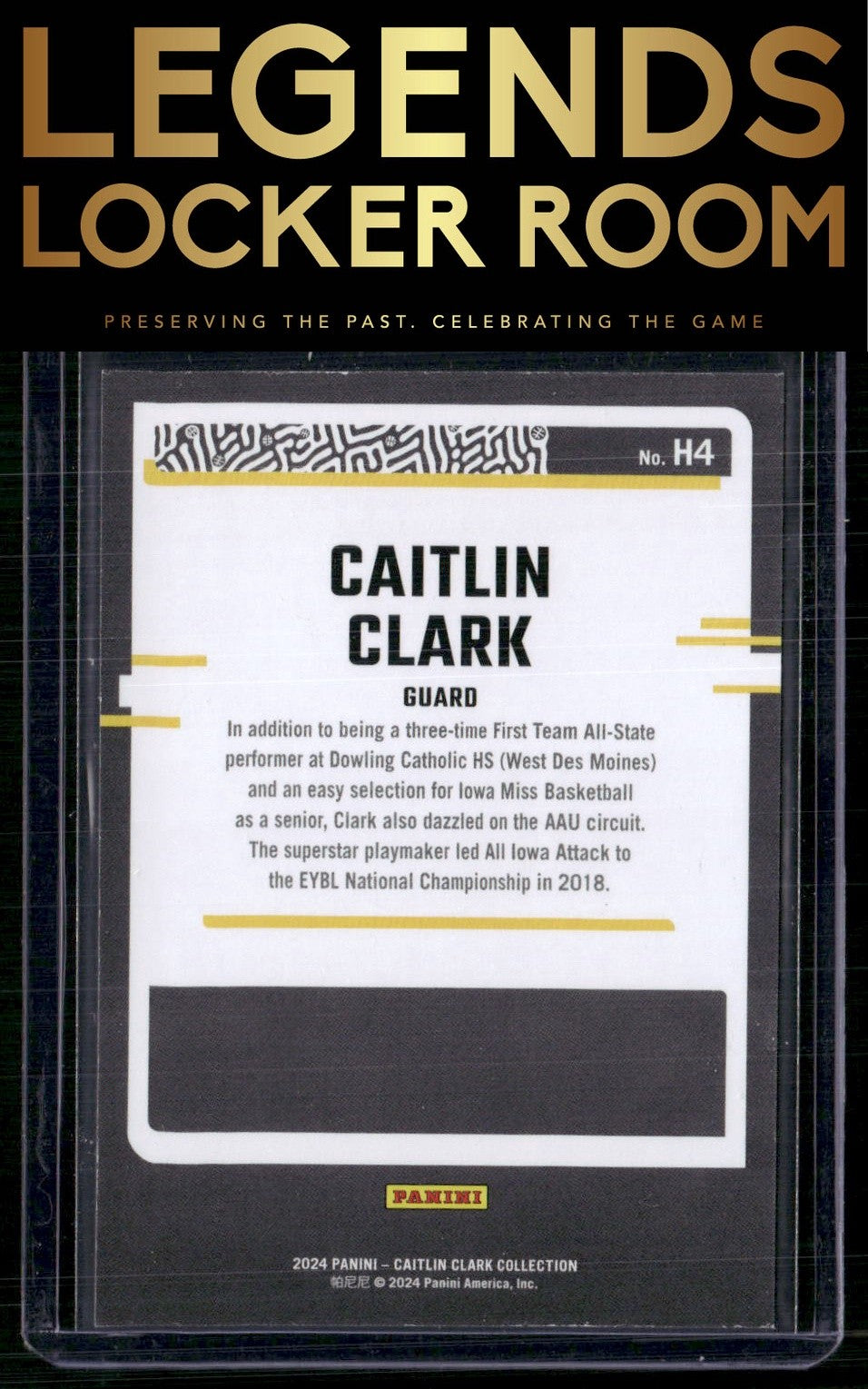2024 Panini Caitlin Clark Collection #H4 Caitlin Clark Highlights Panini