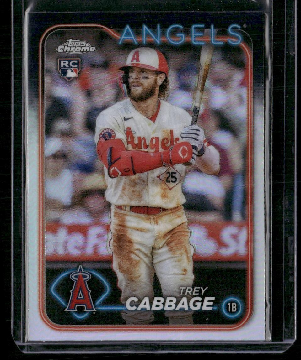2024 Topps Chrome #226 Trey Cabbage Refractors
