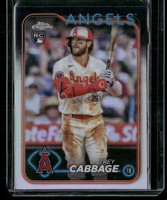 2024 Topps Chrome #226 Trey Cabbage Refractors