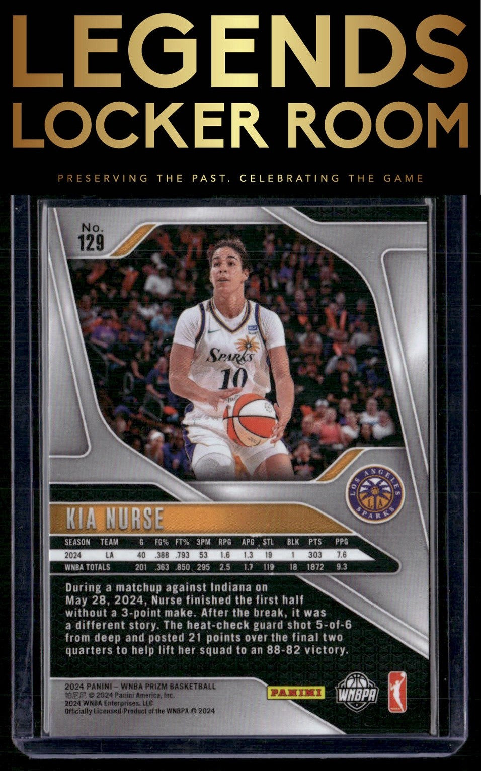 2024 Panini Prizm WNBA #129 Kia Nurse