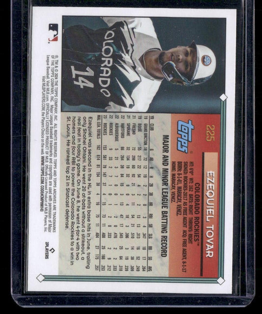 2024 Topps Archives #225 Ezequiel Tovar