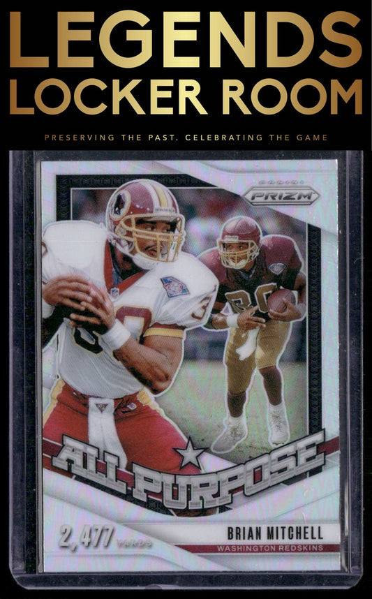 2024 Panini Prizm #3 Brian Mitchell All Purpose Silver Prizm