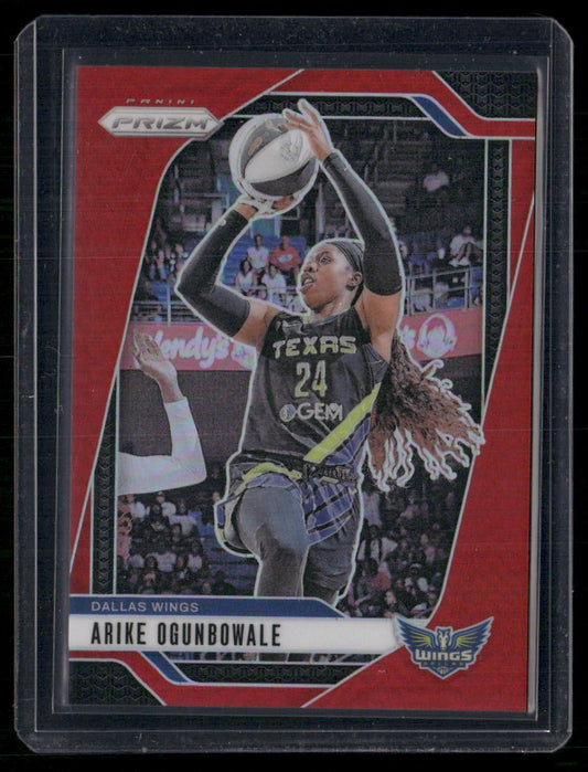 2024 Panini Prizm WNBA #28 Arike Ogunbowale Red Prizms #/299