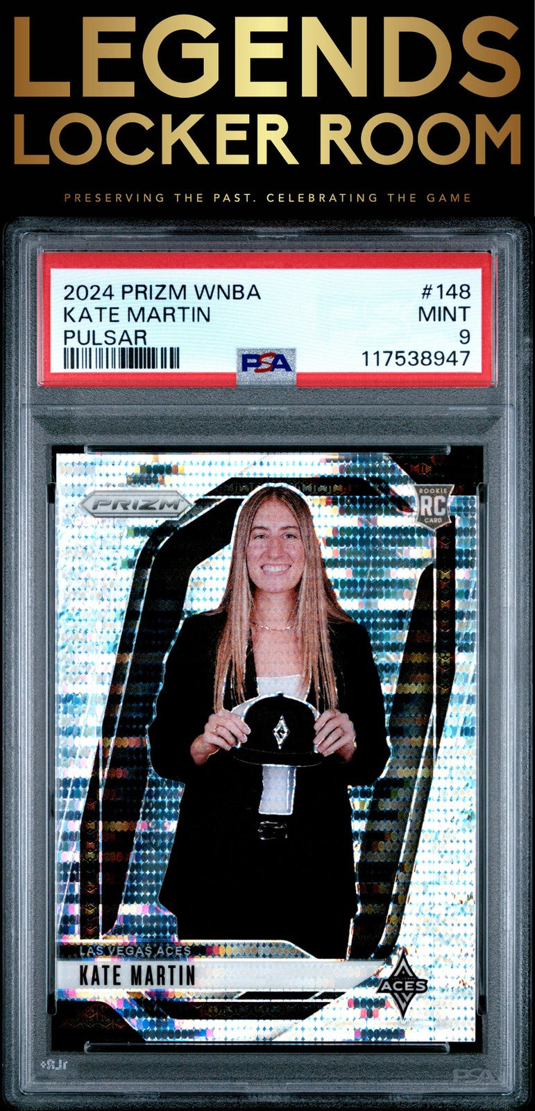 2024 Panini Prizm Wnba #148 Kate Martin Pulsar PSA 9
