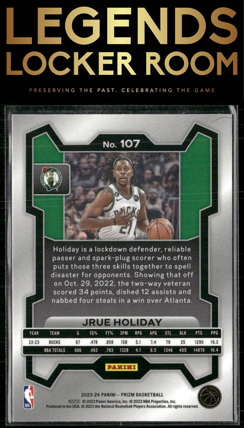 2023-24 Panini Prizm #107 Jrue Holiday