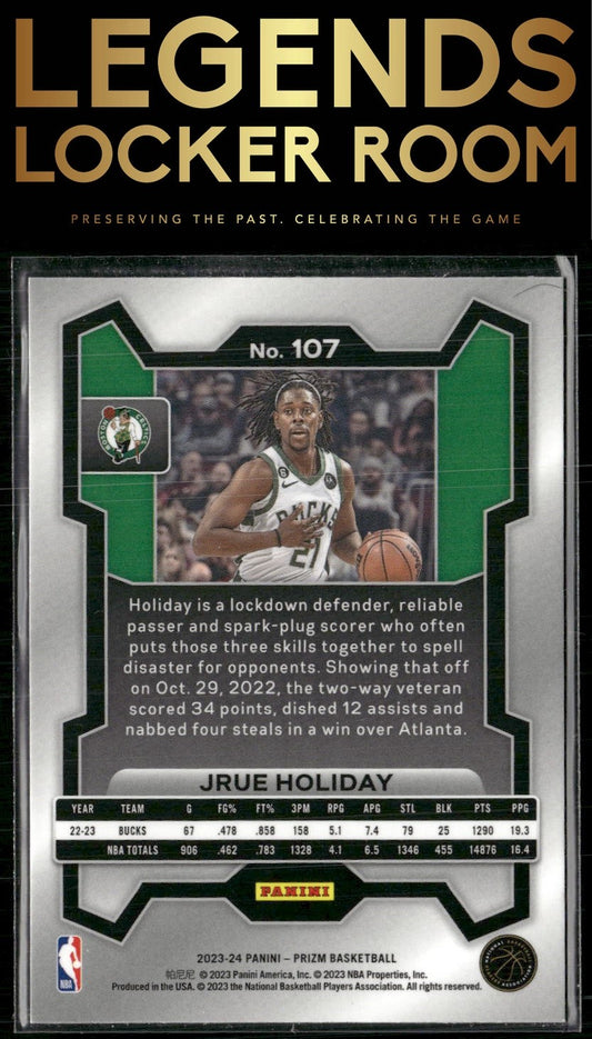 2023-24 Panini Prizm #107 Jrue Holiday