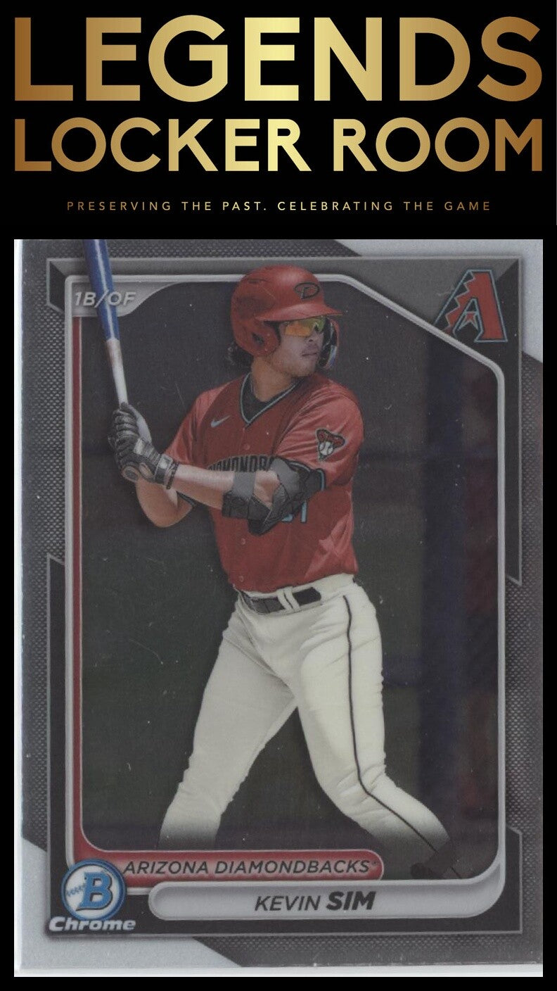 2024 Bowman #BCP-34 Kevin Sim Chrome Prospects