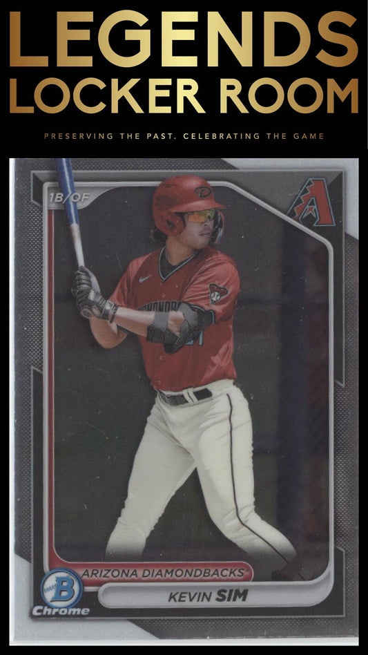 2024 Bowman #BCP-34 Kevin Sim Chrome Prospects