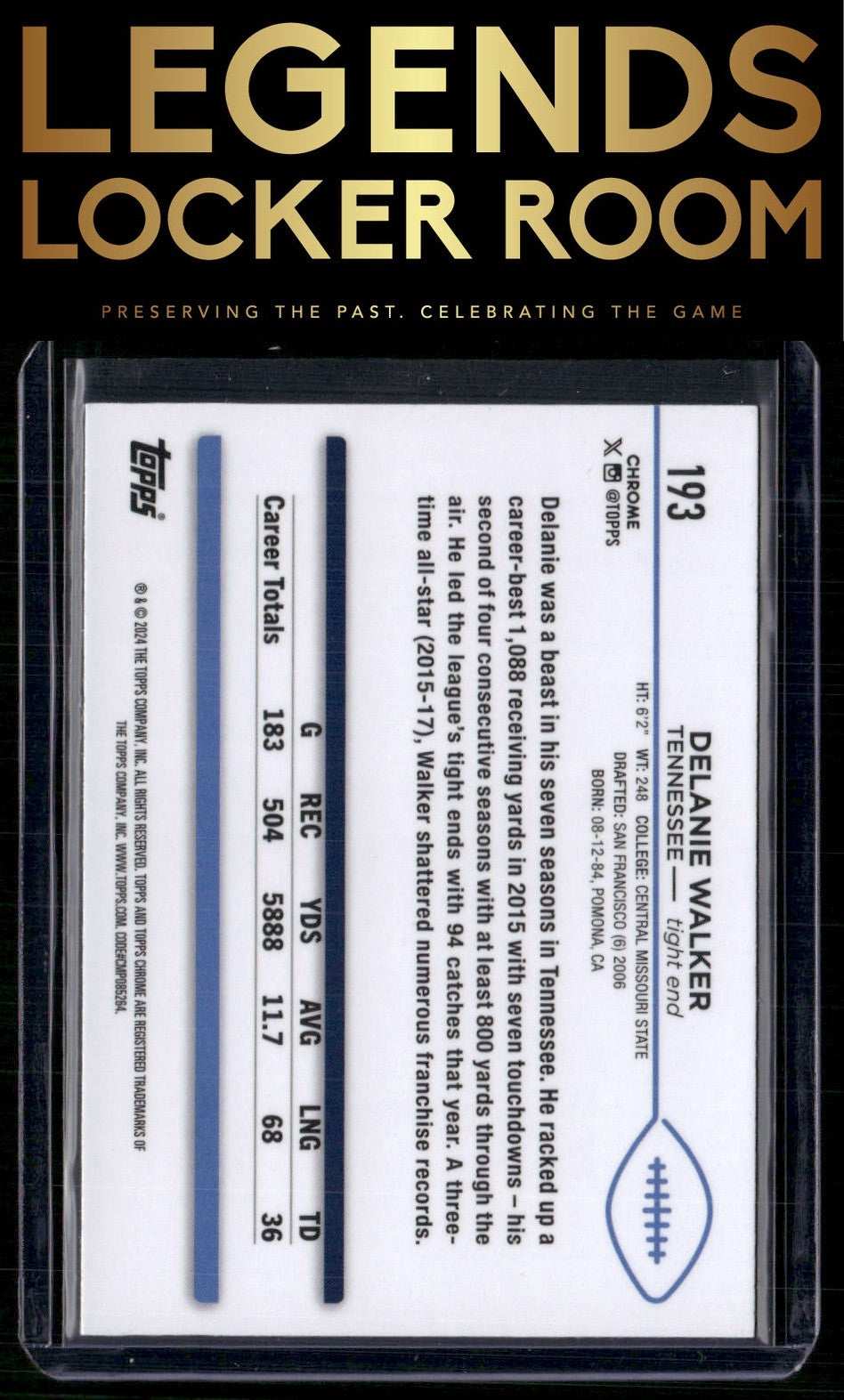 2024 Topps Chrome #193 Delanie Walker