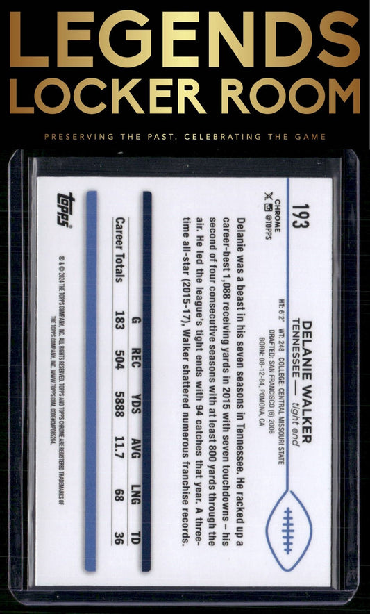 2024 Topps Chrome #193 Delanie Walker