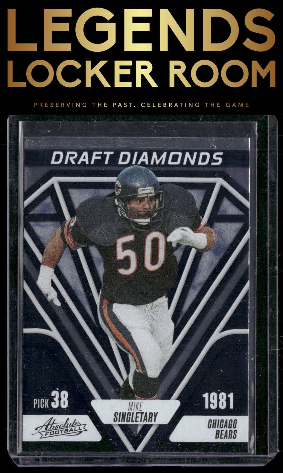 2023 Panini Absolute #DD-14 Mike Singletary Draft Diamonds