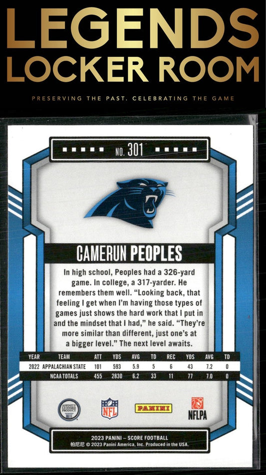 2023 Score #301b Camerun Peoples