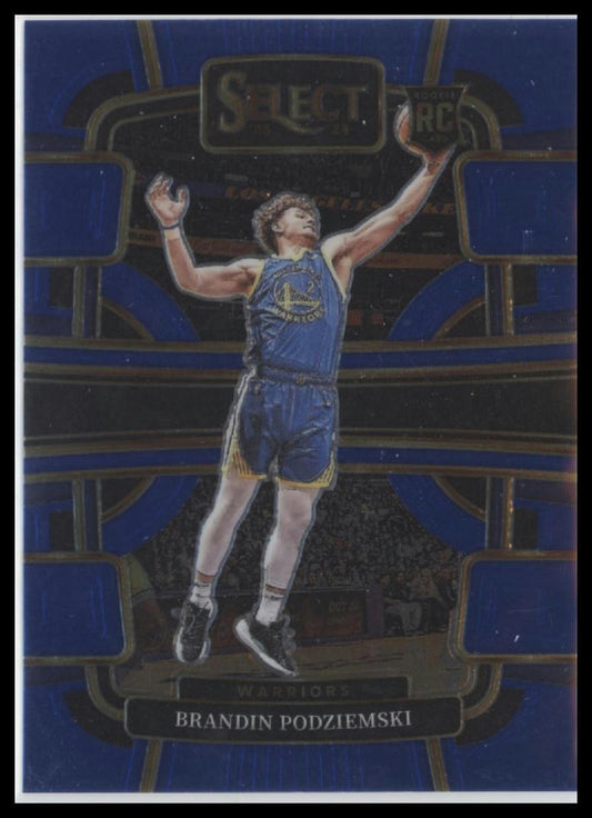 2023-24 Panini Select #93 Brandin Podziemski Blue (Retail Base)