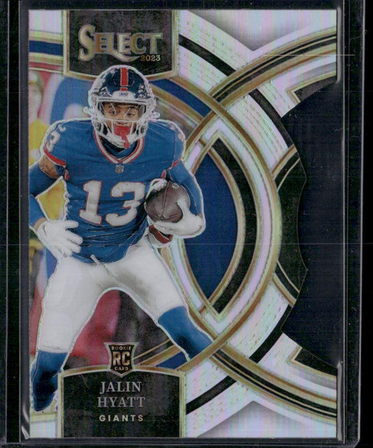 2023 Panini Select #173 Jalin Hyatt Silver Prizms Die Cuts