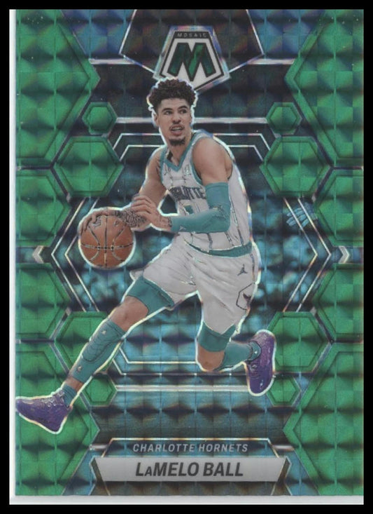 2022-23 Panini Mosaic #151 LaMelo Ball Green
