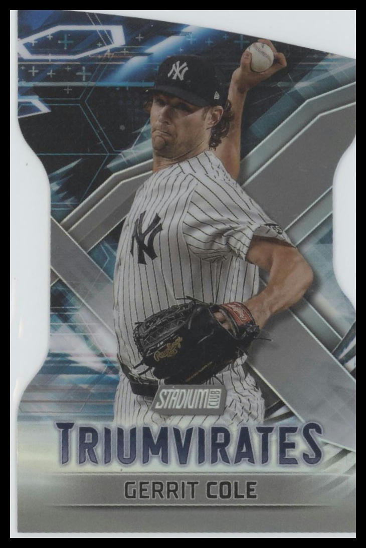 2023 Stadium Club #T-6 Gerrit Cole Triumvirates