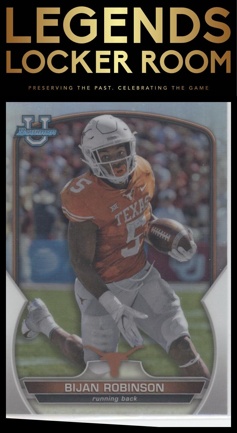 2022 Bowman University Chrome #70 Bijan Robinson Pink Refractor