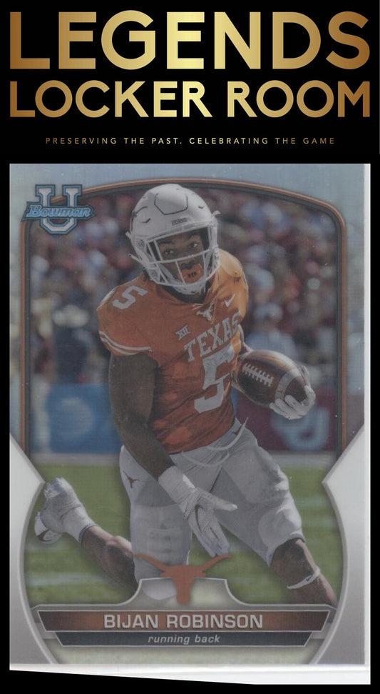 2022 Bowman University Chrome #70 Bijan Robinson Pink Refractor