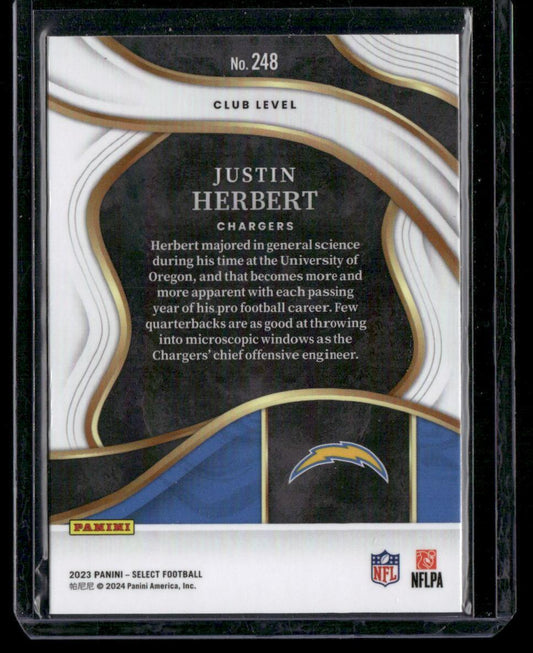 2023 Panini Select #248 Justin Herbert