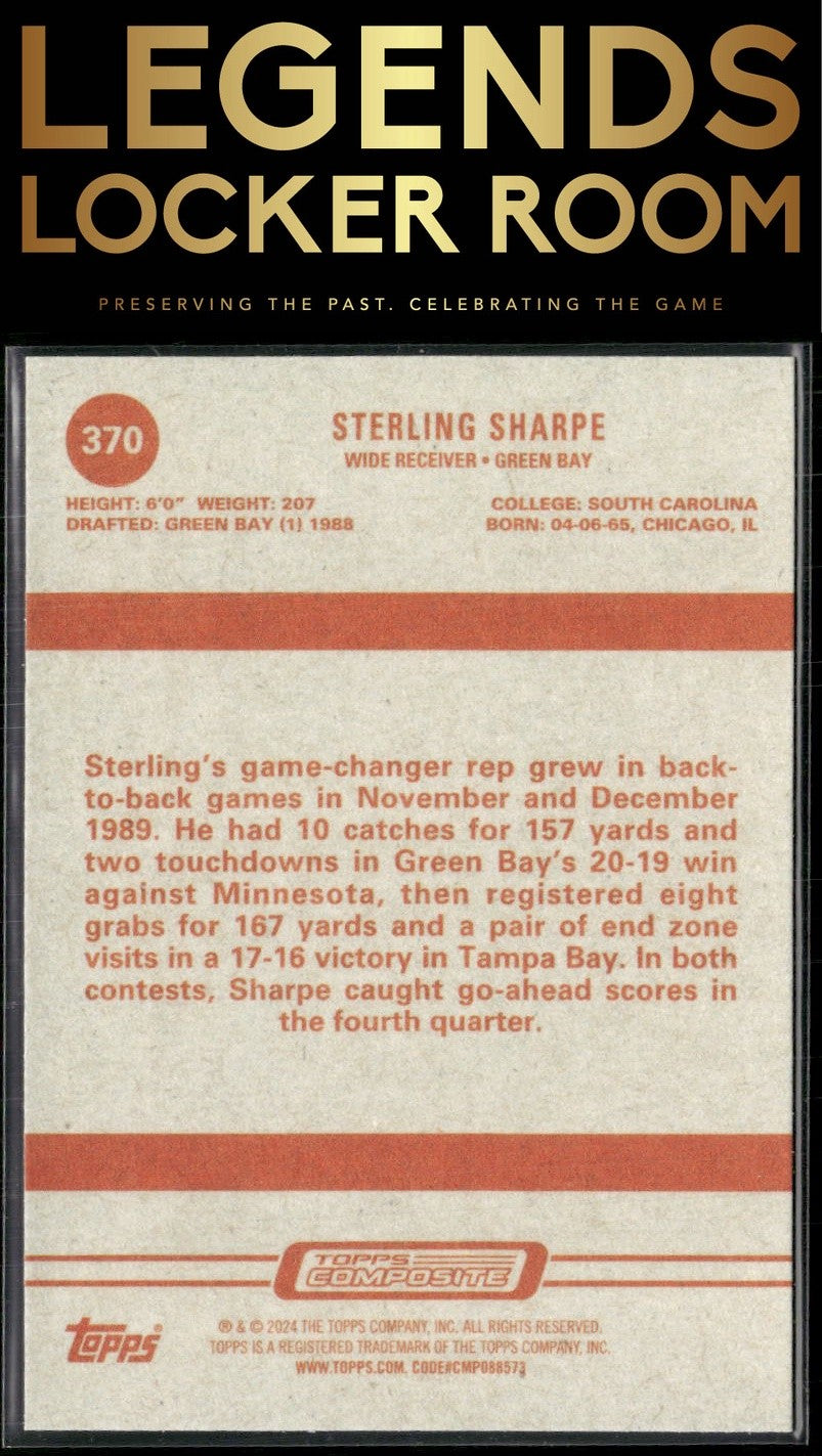2023 Topps Composite #370 Sterling Sharpe