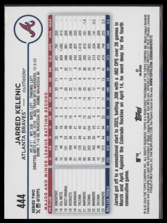 2024 Topps #444 Jarred Kelenic
