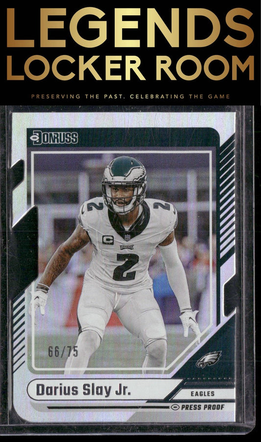2024 Donruss #212 Darius Slay Jr. Press Proof Silver Die Cuts #/75
