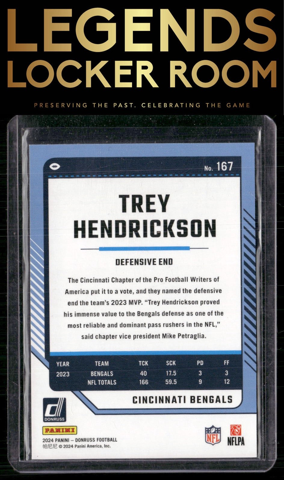 2024 Donruss #167 Trey Hendrickson No Name